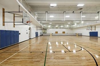 A basketball court